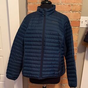 Eddie Bauer Woman’s Peacock Microlight Down Jacket